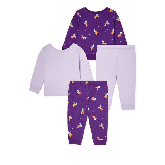 Garanimals Baby Girls' Fleece Top and Pants
Set 4-Piece, Size: 24 Months - Picture 2 of 5